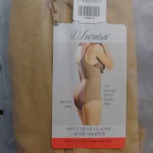 Open bust body shaper